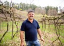 Vilson Ghisleri in his vineyard